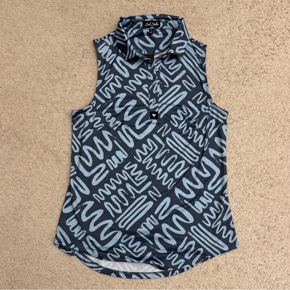 Bad Birdie Mazed & Confused Sleeveless Performance Polo - M - Picture 5 of 7